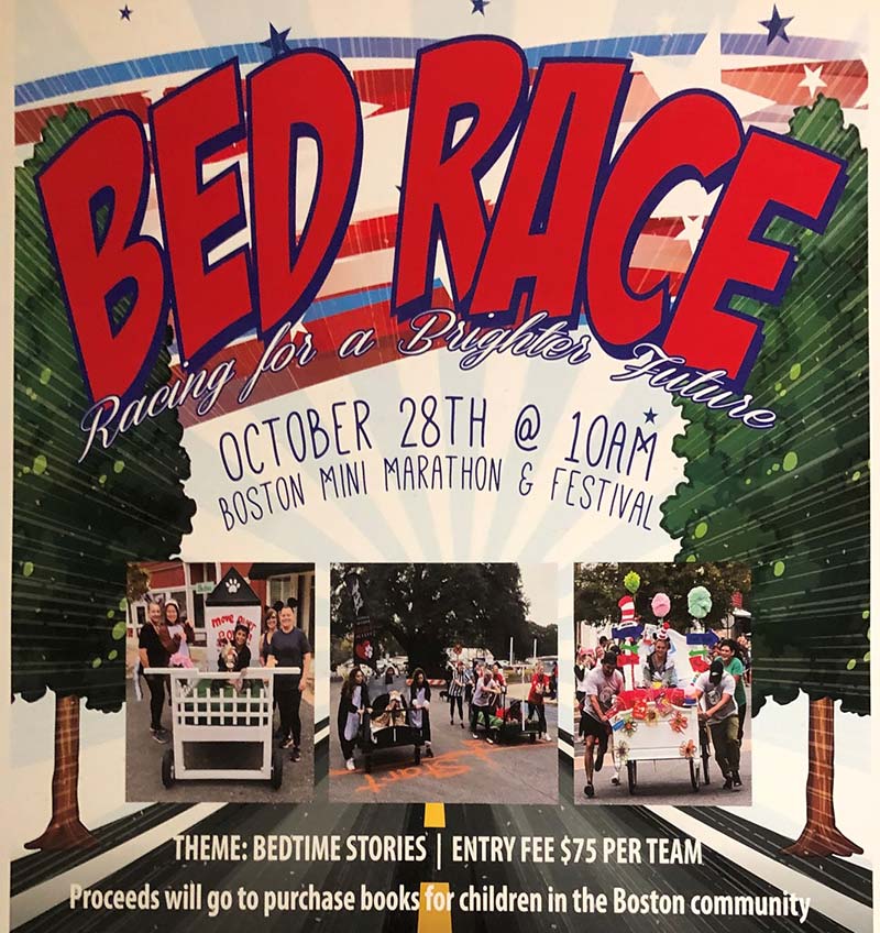 boston bed race poster